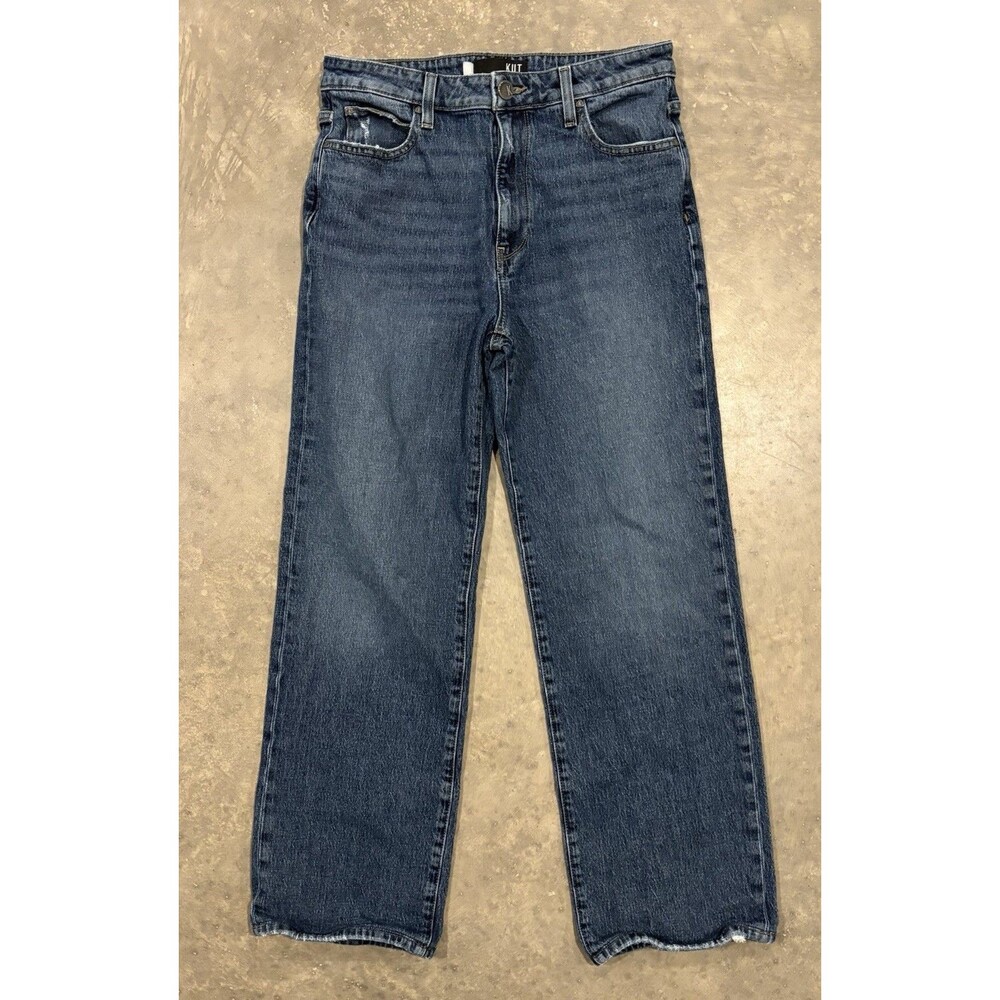 Kut from the Kloth Women's Sz 6 Stretch High Rise Mom Straight Leg Jeans Denim